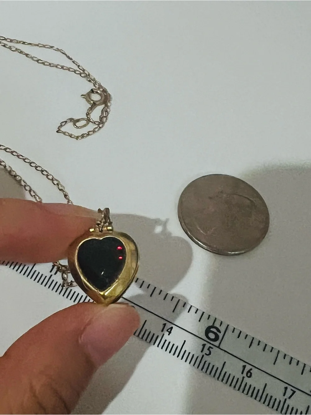 Vintage Victorian Revival Gold Filled Heart Locket Necklace